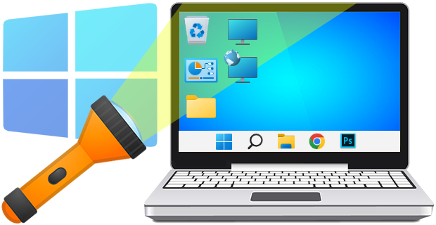 Show desktop icon
